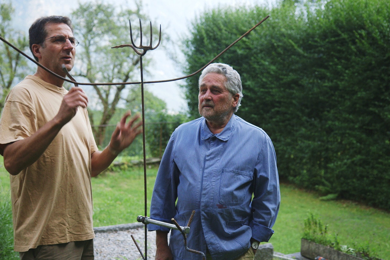 Armin Gloor (r.) und Nachbar Goffredo Frei.