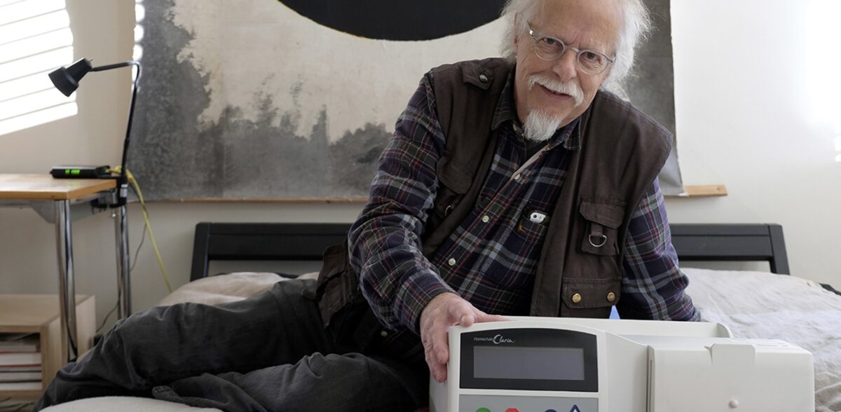 Nierenpatient Herbert Müller wartet in London auf ein Organ.