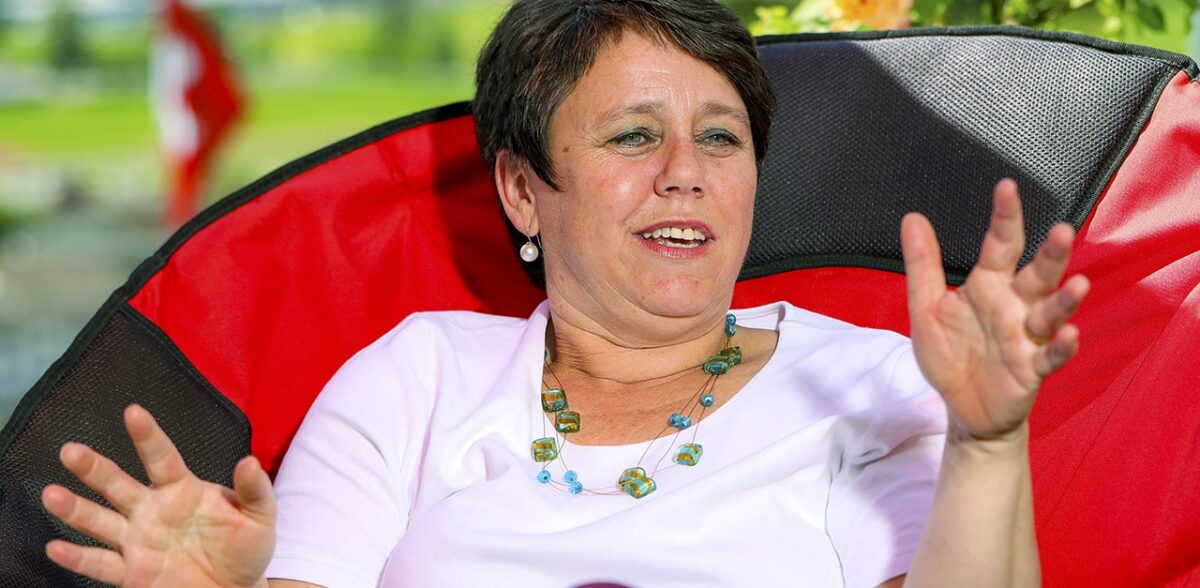 Brustkrebspatientin Denise Meier