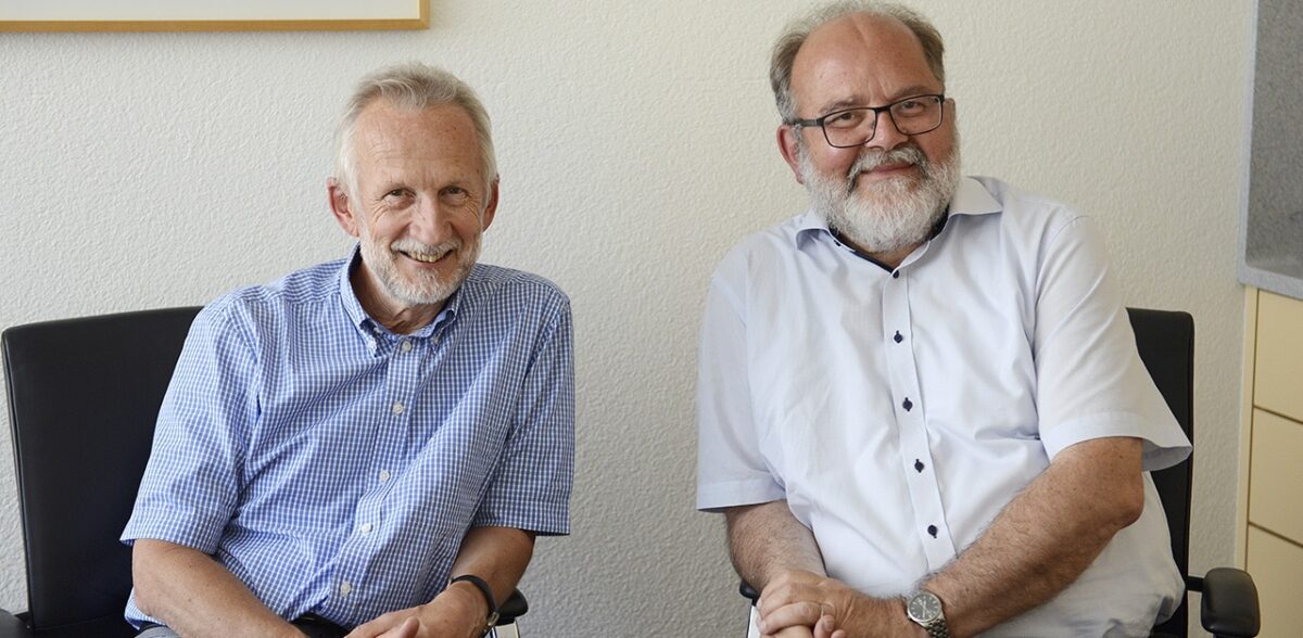 Sterben lernen: Palliativmediziner Roland Kunz (l.) und Ethiker Heinz Rüegger.