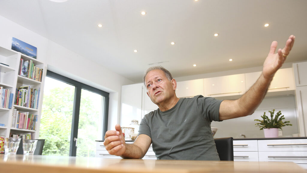 Herzinfarkt überlebt. Frau verloren: Franz von Matt.